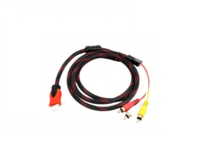 HDMI VERS 3RCA CABLE 1.5M AUDIO VIDEO ADAPTATEUR POUR HDTV CBL17