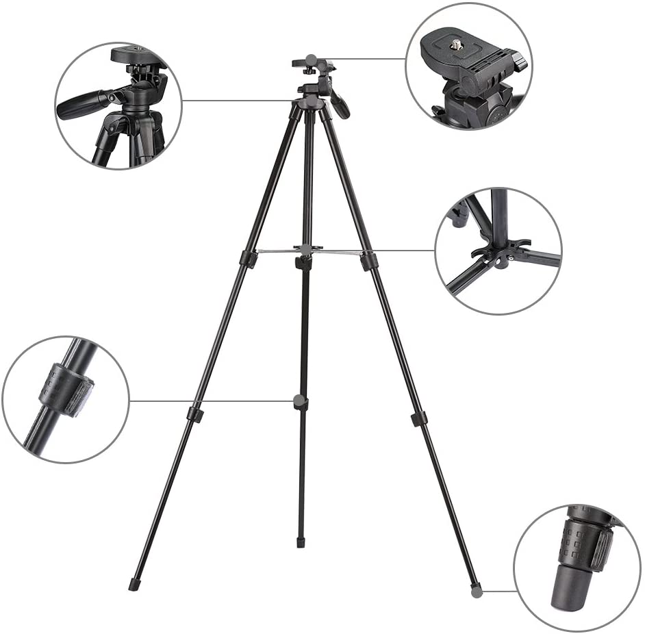 TREPIED PROFESSIONNEL POUR CAMÉRA DSLR CANON NIKON SONY GOPRO VCT520