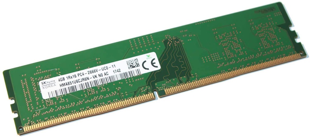 4GB DDR4 1Rx16 PC4-2666V