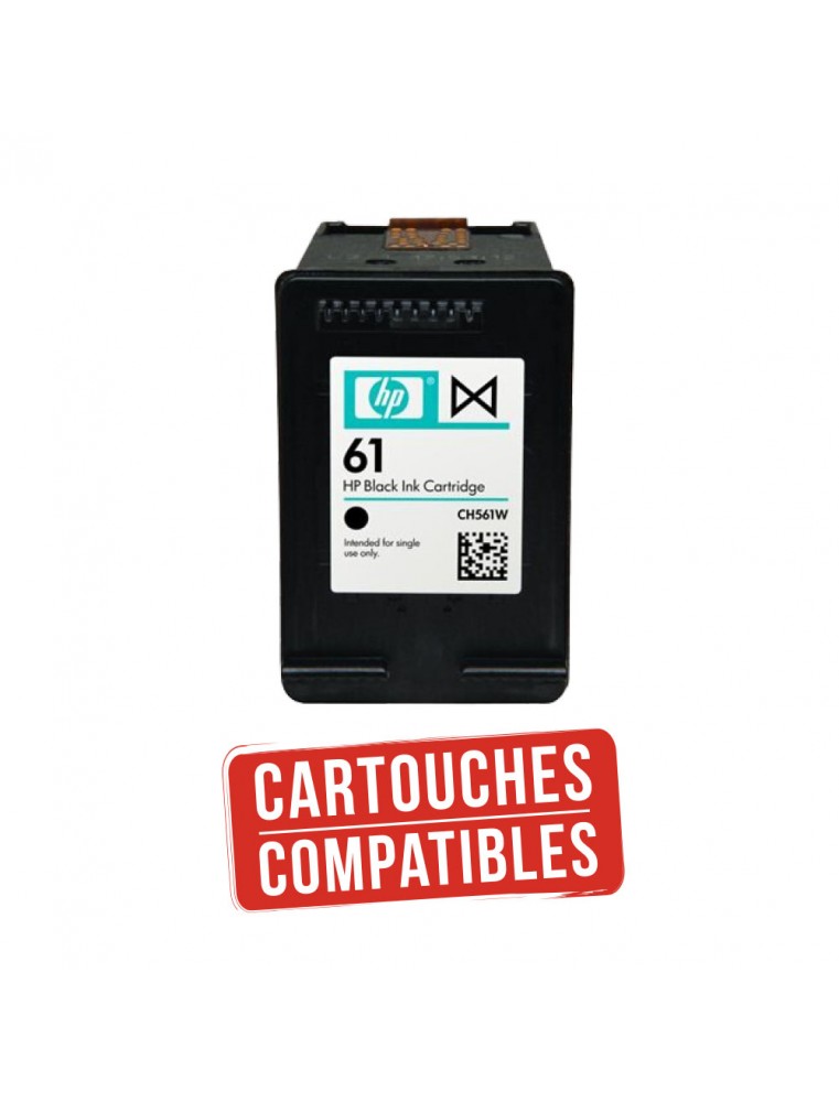 Cartouche HP compatible 61 noir 