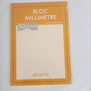 Bloc millimetre 50 feuilles