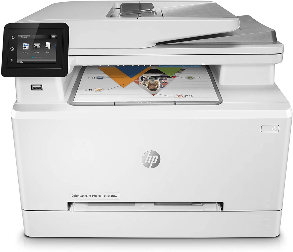 HP Color Laserjet Pro MFP M283fdw Blanc 21 Pages/Min