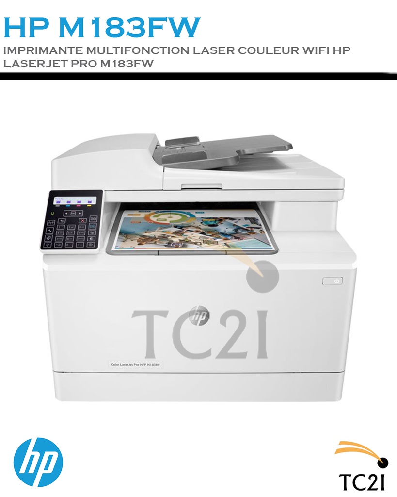 IMPRIMANTE MULTIFONCTION LASER COULEUR WIFI HP LASERJET PRO M183FW