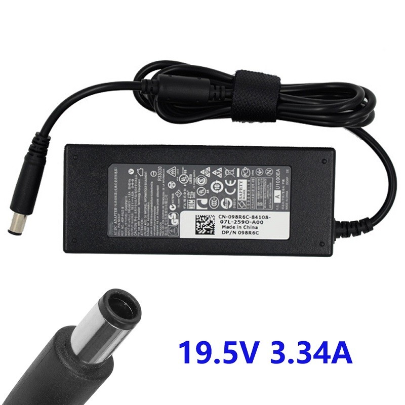 Chargeur Dell 19.5v3.34A