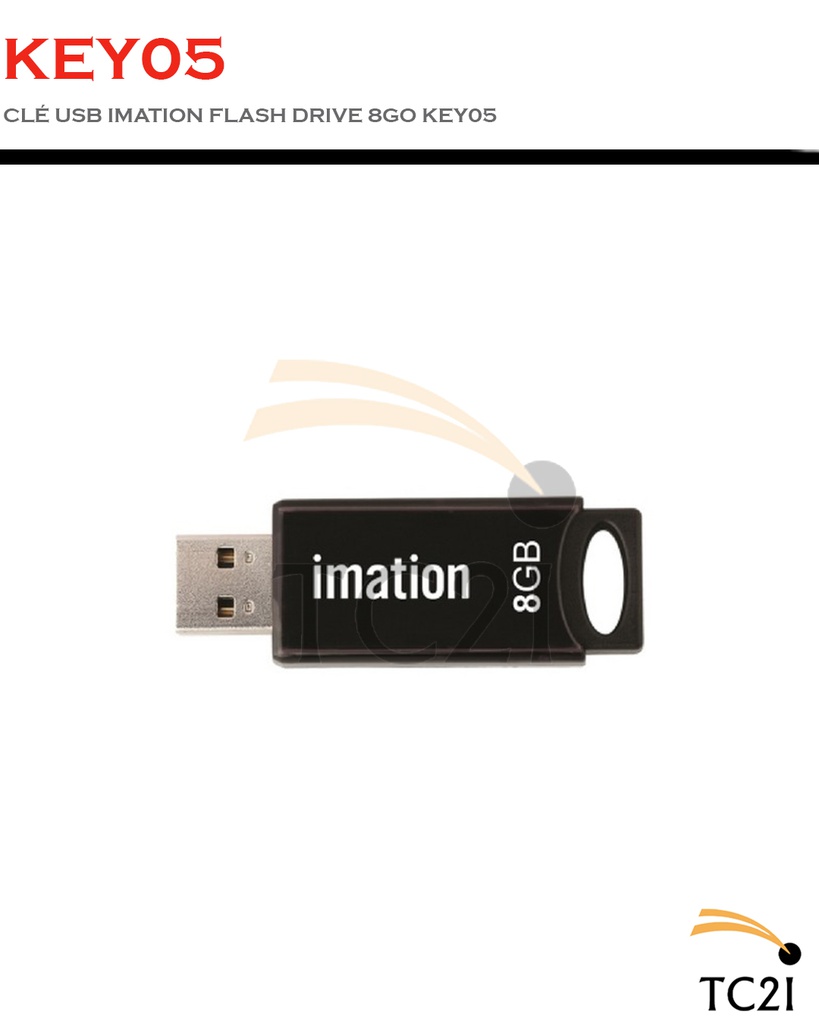 CLÉ USB IMATION FLASH DRIVE 8GO KEY05