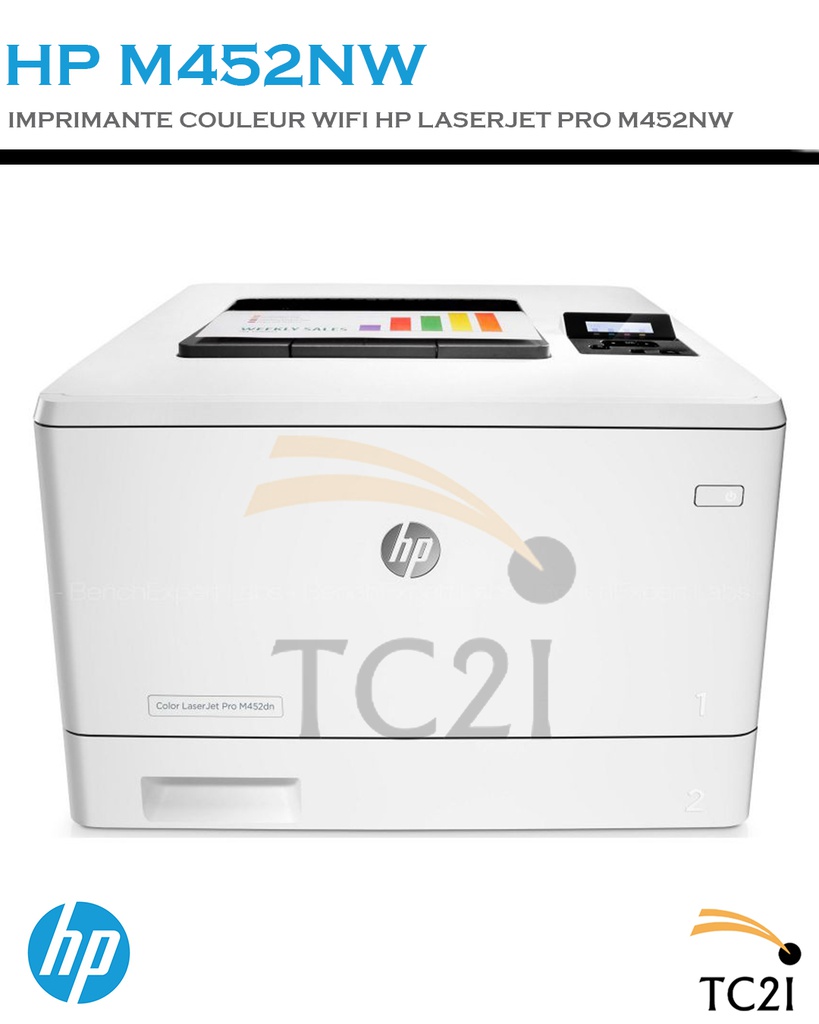 Imprimante Couleur Wifi HP LaserJet Pro M452nw