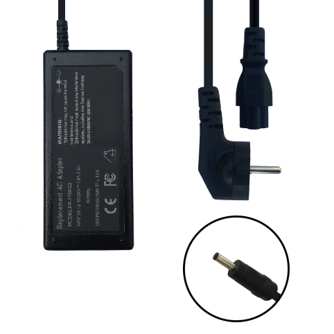 Chargeur pour ordinateur portable asus x540y 45w : 19 v 2.37 a