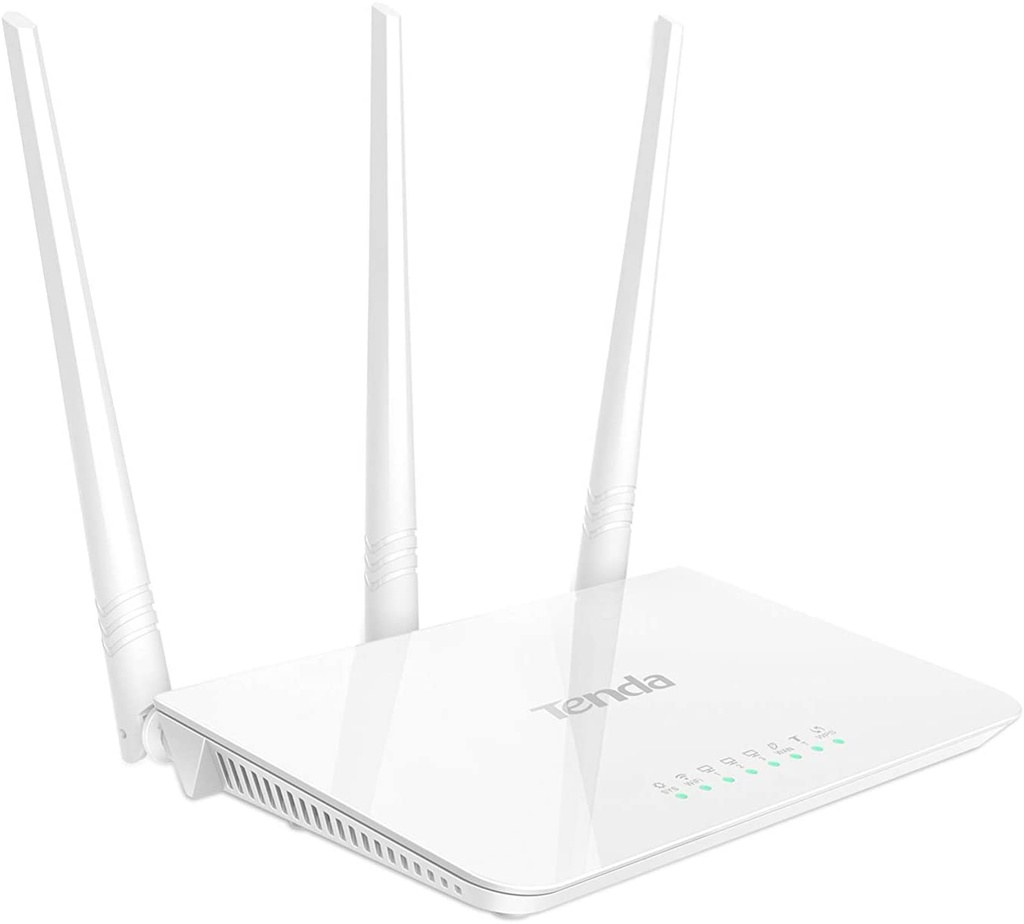 Tenda F3 N300 Routeur Wi-Fi Sans Fil Antennes 3 5dBi, 300 Mbps à 2,4 GHz,