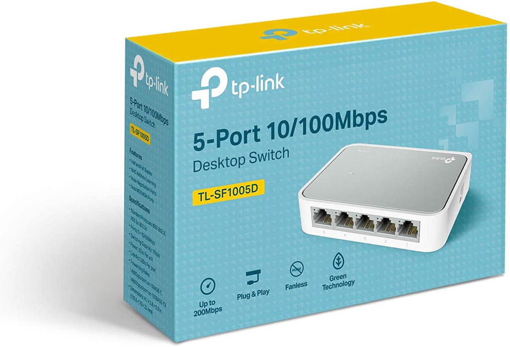 TP-Link TL-SF1005D Switch Ethernet 5 ports 10/100 Mbps