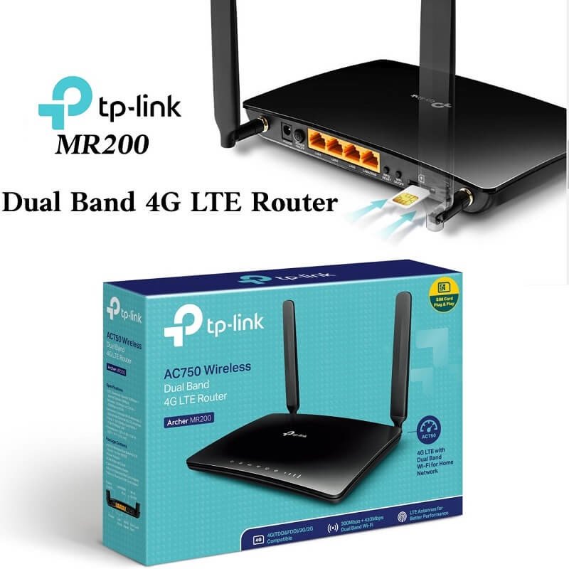 TP Link MR200 4G WiFi LTE