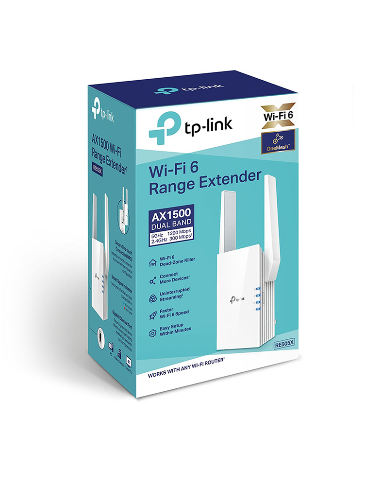 tp-link wifi 6 Range Extender AX1500 RE505X