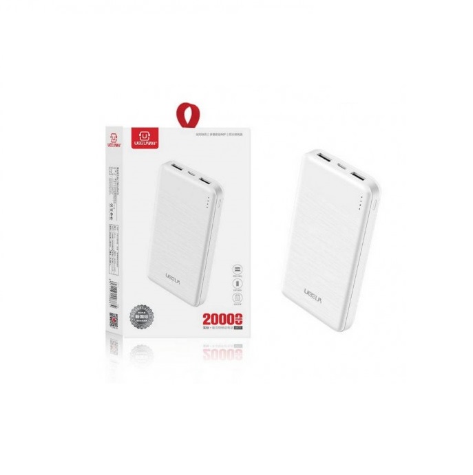 UEELR POWER BANK 20000MAH DUAL USB UY77