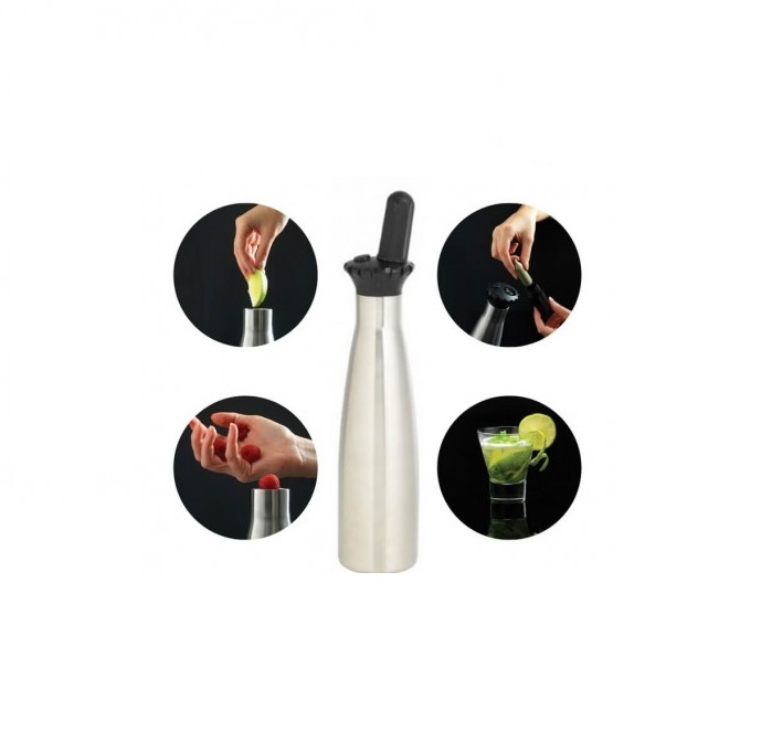 MASTRAD KIT COCKTAIL PURE FIZZ BOUTEILLE GAZÉIFIANT POUR VOS BOISSONS