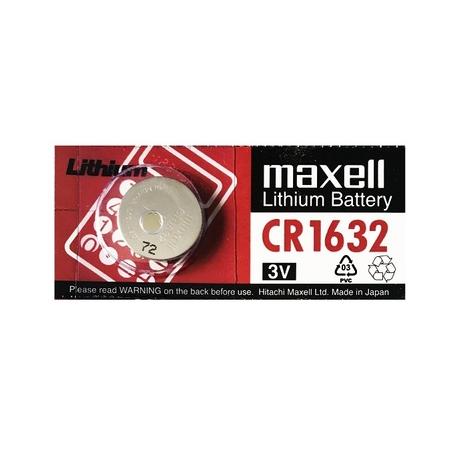 Pile Maxell CR1632 CR 1632 lithium pour télécommande, clé électronique