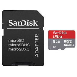 Carte mémoire MicroSDHC 8 Go