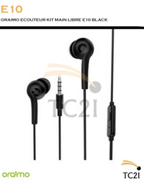 ORAIMO ECOUTEUR KIT MAIN LIBRE E10 BLACK