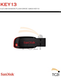 CLÉ USB SANDISK FLASH DRIVE 128GO KEY13