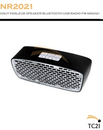 HAUT PARLEUR SPEAKER BLUETOOTH USB RADIO FM NR2021