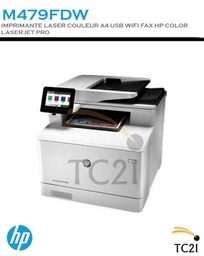 Imprimante Laser Couleur A4 USB WIFI Fax HP Color LaserJet Pro M479fdw
