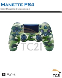 Manette Sony PS4 Dual Shock camouflage vert