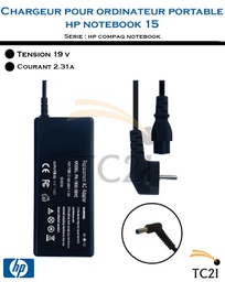 Chargeur batterie pour ordinateur 19.5v2.31A