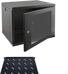 Coffret Armoire de données Murale 12u 450 mm Noir Unité