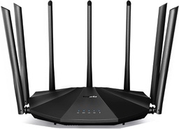 Tenda AC23 - AC2100 Routeur WiFi Gigabit double bande (7*6dBi external Antennas, 2,4 GHz &amp; 5 GHz, 4 Ports