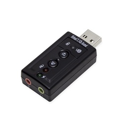 Adaptateur de son sur round 7.1 externe virtuel USB 2.0