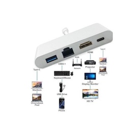 Adapter type C 3 In 1 To DVI VGA HDMI Cable For MacBook