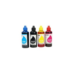 Pack d'encres pour Imprimante HP / Canon / Epson /- Noir, Jaune, Bleu, Rouge