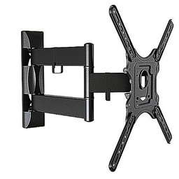 Support Mural TV Orientable -TV LED ( 14&quot; à 55&quot;) - Noir